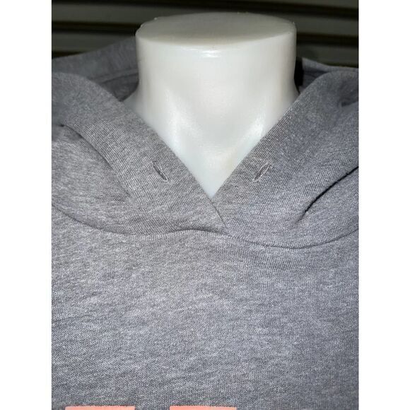 Victoria Secret Pink hoodie crop pullover long sleeve gray with Pink size XS - Picture 5 of 7